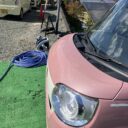 ダイハツ ムーブキャンバス ボディ磨き